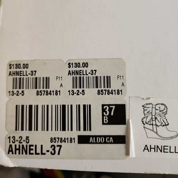 Suede Fur Wedge Heels Boots - Picture 15 of 16